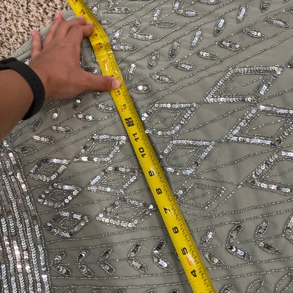 Frock and Frill Amelia Rose - Priscilla, Sage Silver Gown WITH CAPE ($300 value) - Picture 15 of 15